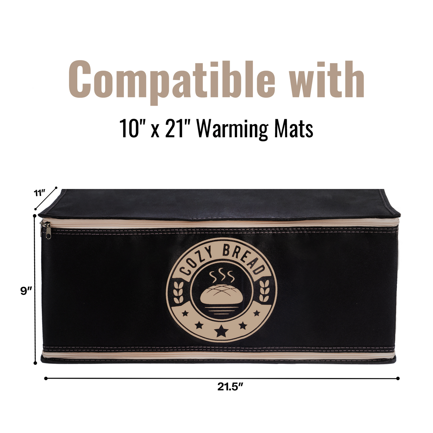 Cozy Bread® Thermal Insulation Box | Companion Product for the Proofing Mat (10" x 21") - Cozy Bread