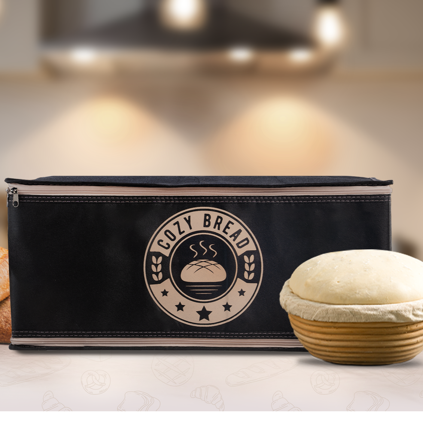 Cozy Bread® Thermal Insulation Box | Companion Product for the Proofing Mat (10" x 21") - Cozy Bread