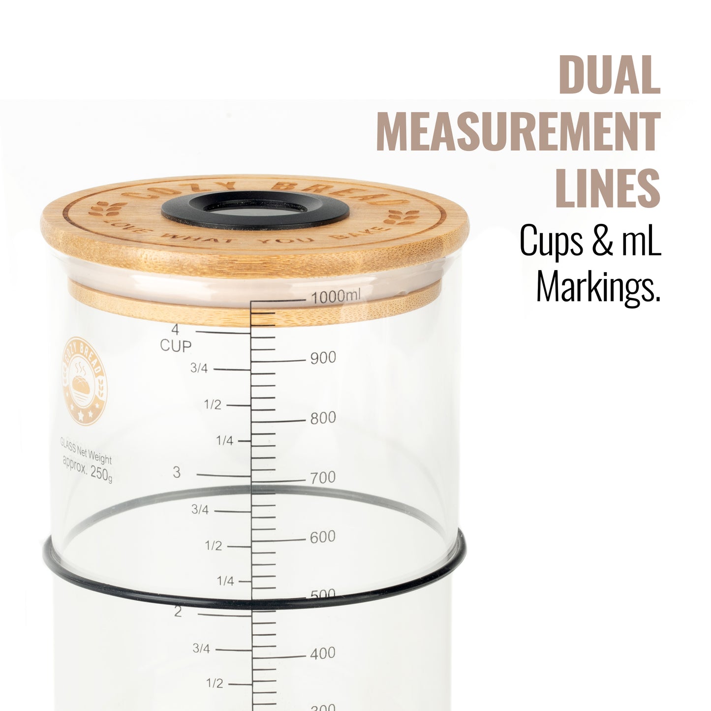 Cozy Bread Digital Sourdough Starter Jar - Cozy Bread