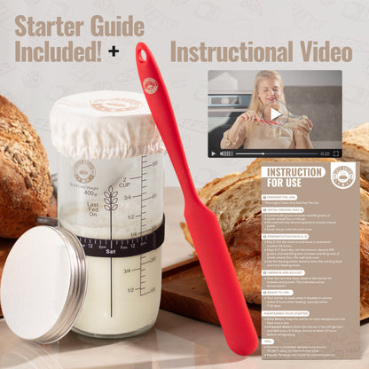 Cozy Bread® Sourdough Starter Jar Kit - Cozy Bread