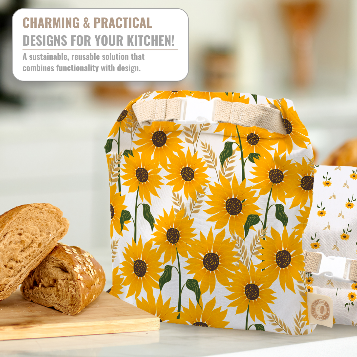 Cozy Bread® Reusable Bread Bag Set | Premium Quality